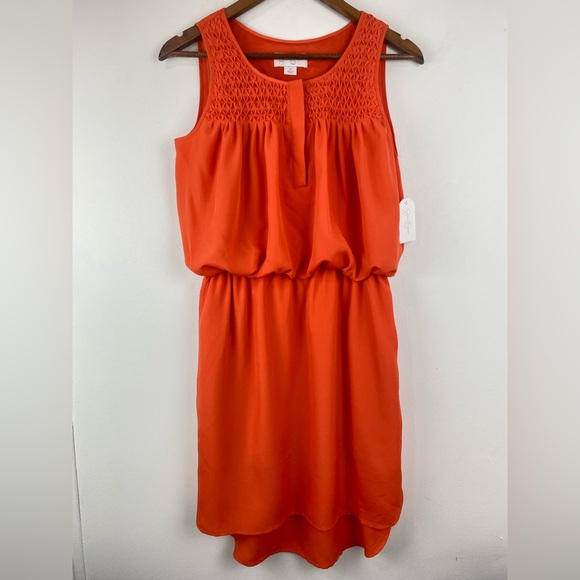 Jessica Simpson Dresses & Skirts - Jessica Simpson size Medium Women’s Red Clay High Low Sleeveless Dress